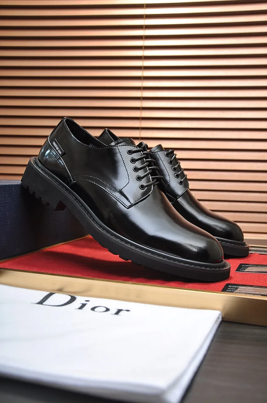 Men's shoes 💰700💶[Dior] (water-dyed cowhide lining) Dior original 1:1 high-quality factory, imported original materials, imported raw cowhide, water-dyed cowhide lining, original TPU outsole, code number: 39-44 (customized at 38.45)